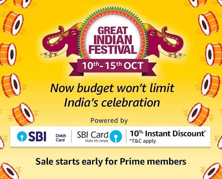 Amazon Great Indian Sale (10-15 Oct)