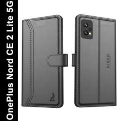 Aibex Flip Cover for OnePlus Nord CE 2 Lite 5G|Vegan |PU Leather |Foldable Stand & Pocket |Magnetic Closure (Cases with Holder, Pack of: 1)