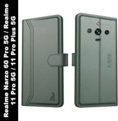 Aibex Flip Cover for Realme Narzo 60 Pro 5G / Realme 11 Pro 5G / Realme 11 Pro Plus 5G|Vegan |PU Leather (Cases with Holder, Pack of: 1)