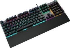 Aula F2058 /100% Antighosting, Recordable Macros, Magnetic WristRest, Backlit, Mechanical Wired USB Gaming Keyboard