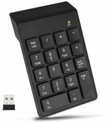 Coolcold Wireless Number Keyboard Slim Mini Numeric keyboard pad 18 Keys for Laptop Notebook Desktop Macbook Wireless Laptop Keyboard
