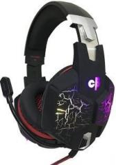 Cosmic Byte G1500 7.1 Channel USB Headset for PC/PS4 with RGB LED lights, Vibration Wired Headset with Mic (Over the Ear)