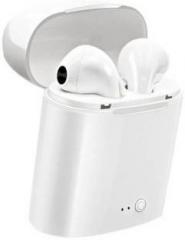 Dilurban TWS Blutooth Headset White Bluetooth Headset with Mic Bluetooth Headset (In the Ear)