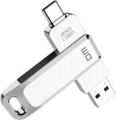 Dm PD168 128GB USB 3.1 Type C High Speed Metal Pendrive for PC, Laptop, Mac Book to 128 GB OTG Drive (Type A to Type C)