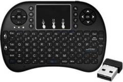 Fedus Portable 2.4Ghz Mini Wireless Keyboard and Mouse with Smart Function for Smart Tv, Android Tv Box, Raspberry Pi, Notebook, PC, Android & iOS Devices Wireless Multi device Keyboard (Touchpad)