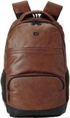Gear VINTAGE2 ANTI THEFT FAUX LEATHER 28 L Laptop Backpack