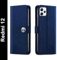 Glover Back Cover for Redmi 12 (Cases with Holder, Pack of: 1)