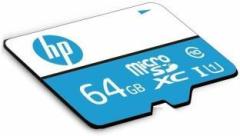 Hp U1 64 GB MicroSD Card Class 10 100 MB/s Memory Card (With Adapter)
