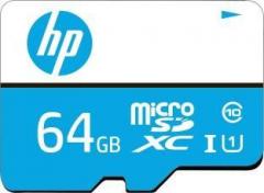 Hp U1 64 GB MicroSDXC Class 10 80 Mbps Memory Card (With Adapter)