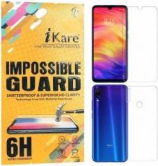 Ikare Front and Back Screen Guard for Mi Redmi Note 7, Mi Redmi Note 7 Pro, Mi Redmi Note 7S