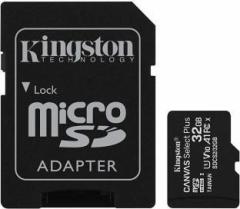Kingston Canvas Select Plus A1 32 GB MicroSDHC Class 10 100 MB/s Memory Card (With Adapter)