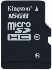 Kingston MicroSDHC 16 GB Class 10 Micro