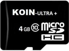 Koin ULTRA plus 4 GB MicroSDXC Class 10 100 MB/s Memory Card