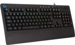Logitech G213 / Lightsync RGB, Spill resistant, Palm rest, Customizable Keys Wired USB Gaming Keyboard