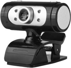 Lyla USB2.0 Computer PC Webcam Camera with Microphone Mic Silver Webcam