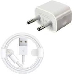 Mifkrt 5 W 5 A Mobile IPhone Super_Fast Charger Adapter with USB Cable Compatible for All I_Phone Charger with Detachable Cable (Cable Included)