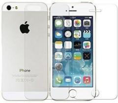 Mudshi Tempered Glass Guard for Apple iPhone 5s Front and Back