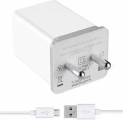Myrs 10 W 2.4 A Mobile Micro USB Fast Mobile Charger with Detachable Cable (Cable Included, Cable Included)