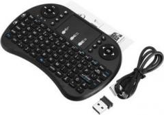 Nick Jones Mini Wireless Keyboard with built in Touchpad Mouse Compatible with SMART TV, ANDROID TV BOX, Raspberry pi, android mobile and tablet, laptop, p.c. Wireless MK08 Bluetooth Multi device Keyboard (Multifunction Touchpad Keyboard)