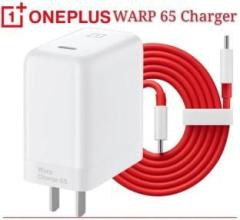 Octrix 65 W 5.4 A Mobile Original/65watt Oneplus super fast charging adapter charger with Detachable Cable (Type C charger with shock proof and over charger protection, Cable Included)