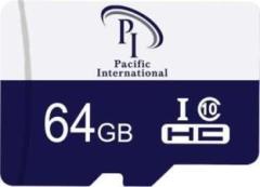 Pacific International Class i 10 HC 64 GB MicroSD Card Class 10 70 MB/s Memory Card