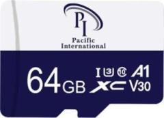 Pacific International UHS class 3 64 GB MicroSD Card UHS Class 3 85 MB/s Memory Card