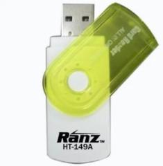 Ranz Card Reader Support 4in1 USB 3.0 Card Reader Multi Port For Micro, TF, MMC, MS, M2 Card Reader (Multicolors)