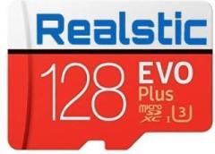 Realstic 10 128 GB MicroSD Card Class 10 140 MB/s Memory Card