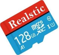 Realstic A1 Memory Card 128 GB MicroSD Card Class 10 130 MB/s Memory Card
