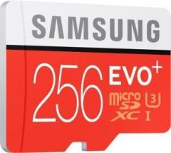 Samsung Evo Plus 256 GB MicroSDXC Class 10 95 MB/s Memory Card (With Adapter)
