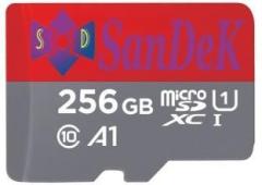 Sandek 3 256 GB MicroSD Card Class 10 140 MB/s Memory Card