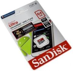 Sandisk MICROSDXC UHS I CARD 64 GB MicroSD Card Class 10 100 MB/s Memory Card