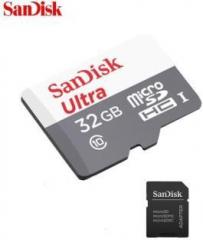 Sandisk Ultra 32 GB MicroSDHC Class 10 80 MB/s Memory Card (With Adapter)