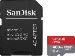 Sandisk Ultra 400 GB MicroSDXC Class 10 100 MB/s Memory Card (With Adapter)