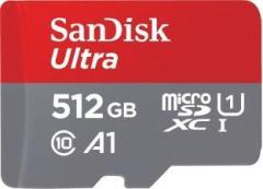 Sandisk Ultra 512 GB MicroSDHC Class 10 120 Mbps Memory Card