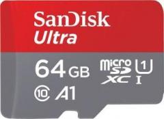Sandisk Ultra 64 GB MicroSDXC Class 10 100 MB/s Memory Card