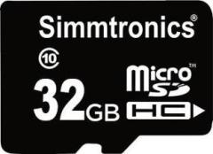 Simmtronics HI SPEED 32 GB MicroSDHC Class 10 80 MB/s Memory Card