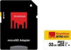 Strontium Nitro 32 GB MicroSD Card Class 10 70 MB/s Memory Card