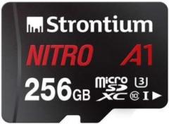 Strontium Nitro A1 256 GB MicroSDXC Class 10 100 MB/s Memory Card (With Adapter)