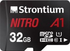 Strontium Nitro A1 32 GB SDHC UHS Class 1 100 Mbps Memory Card (With Adapter)