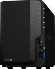 Synology DiskStation DS220+ 0 TB External Hard Disk Drive (Mobile Backup Enabled, External Power Required)