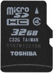 Toshiba 32 GB MicroSD Card Class 4 Memory