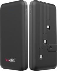 Ubon 20000 mAh Power Bank (Lithium Polymer, Fast Charging for Mobile)