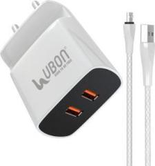 Ubon 67 W 2.5 A Multiport Mobile Charger with Detachable Cable (Cable Included)