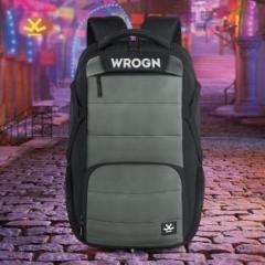 Wrogn RADOME unisex backpack with rain cover and reflective strip 35 L Laptop Backpack