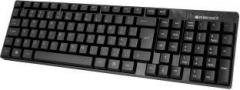 Zebronics USB k20 Black keyboard for desktop, laptop gaming devics with UV coted keys Wired USB Multi device Keyboard