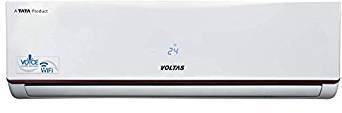 Voltas 1.5 Ton 3 Star 183 WZJ, Works With Alexa Wi Fi Split AC (2018, Copper, White)