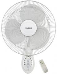 Havells 400 mm Platina Remote Wall Fan White