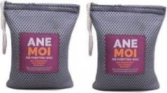 Anemoi Non Electric Charcoal Bag 250 Grams Pack of 2 Portable Room Air Purifier