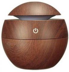 Diesoft Air Freshener Mini Wooden Finish Humidifier With LED Night Light Portable Room Air Purifier